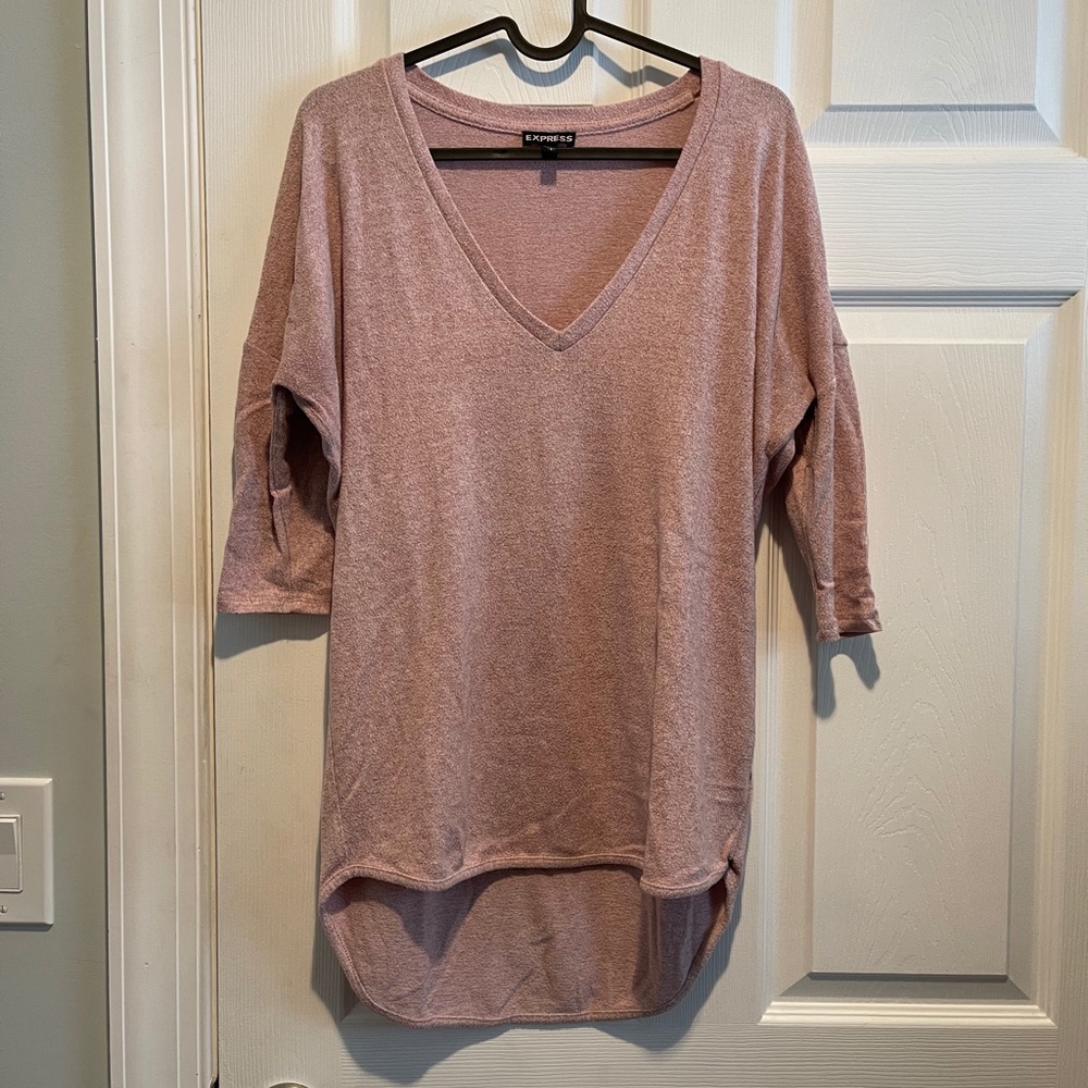 SOLD Pink Quarter Sleeve Express shirt
